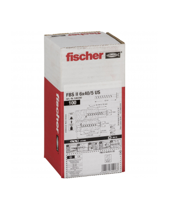 Fischer Ultracut Fbs Ii 6X40/5 Do Betonu 100Szt (546390)