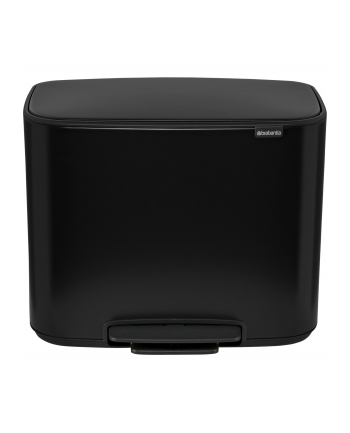 Brabantia Bo Kosz Pedałowy 11L + 23L Czarny Matowy (121227N)