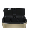 Brabantia kosz na śmieci Touch Bin Bo szampański 3x11L - nr 4