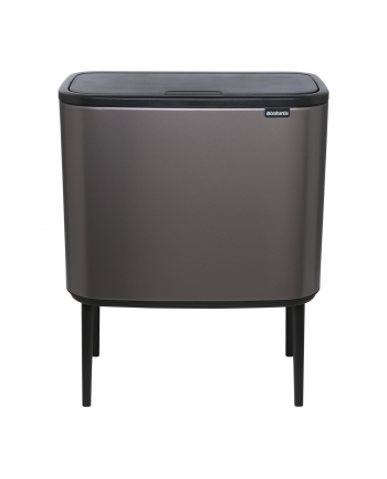 Brabantia Kosz Brabantia Bo Touch Bin Brązowo-Czarny 3X11 L nr 1