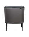 Brabantia Kosz Brabantia Bo Touch Bin Brązowo-Czarny 3X11 L - nr 1
