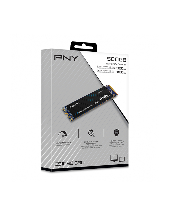 pny Dysk SSD CS1030 500GB M.2 2280 główny