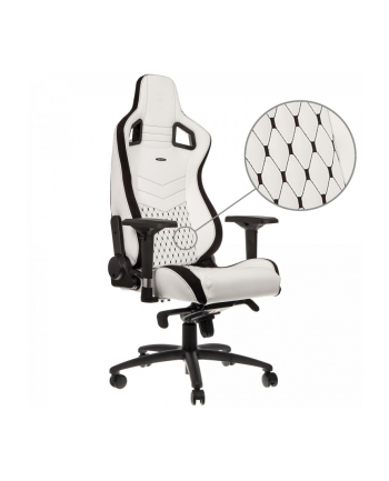 Noblechairs EPIC Gaming Biało-Czarny (NBLPUWHT001)