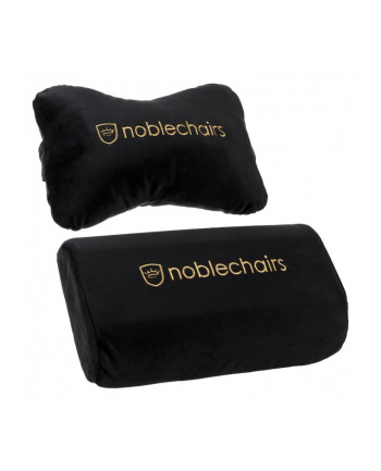 Noblechairs Zestaw Poduszek Epic/Icon/Hero Czarno-złoty