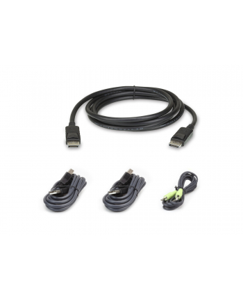 ATEN  CABLE KIT DISPLAYPORT 1.2 /USB/SP L:1.8M (2L7D02UDPX4)