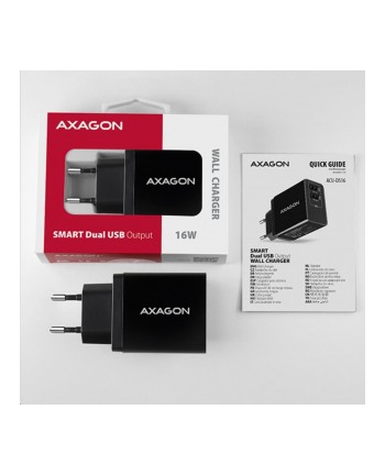 Axagon Ładowarka ACU-DS16 2x USB-A 2.2 A (ACU-DS16)