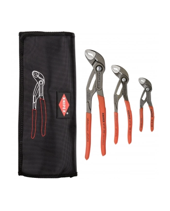 Knipex ZESTAW SZCZYPIEC DO RUR W ETUI 3-CZĘŚCIOWY 125,180,250MM. (001955S8) nr 1