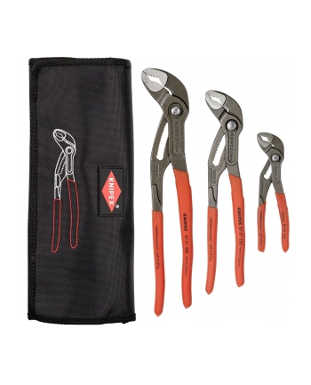 Knipex ZESTAW SZCZYPIEC DO RUR W ETUI 3-CZĘŚCIOWY 150,250,300MM (001955S9) nr 1