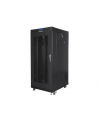 Szafa instalacyjna RACK stojąca 19 15U 800X1000 czarna drzwi perforowane LCD( FLAT PACK) - nr 31