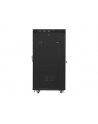Szafa instalacyjna RACK stojąca 19 cali 37u 800x1000 czarna drzwi szklane LCD (flat pack) - nr 31