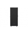 Szafa instalacyjna rack stojąca 19 cali 37U 800x1000 czarna drzwi perforowane LCD ( Flat pack) - nr 32
