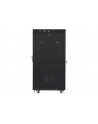 Szafa instalacyjna RACK stojąca 19 22U 800X800 czarne drzwi szklane LCD (FLAT PACK) - nr 30