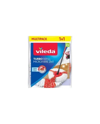 vileda Wkład do mopa obrotowego TURBO 2w1 2 sztuki 166142 nr 1