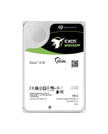 seagate Dysk Exos X18 12TB 4Kn SATA 3,5 ST12000NM000J