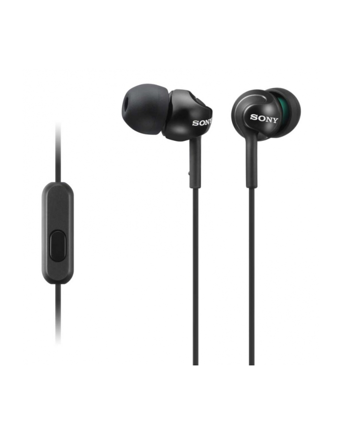 sony Słuchawki handsfree, mikrofon MDR-EX15AP Kolor: CZARNY główny