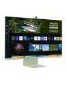 samsung Monitor 32 cale LS32BM801UUXEN VA 3840x2160 UHD 16:9 1xMicro HDMI/1xUSB-C+1xUSB-C (65W) 4 ms (GTG) HAS Webcam głośniki płaski zielony SMART - nr 93