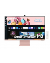 Samsung 32'' LS32BM801UUXEN VA 3840x2160 UHD 16:9 1xMicro HDMI/1xUSB-C 1xUSB-C (65W) 4 ms (GTG) HAS / Webcam / głośniki płaski różowy SMART - nr 1