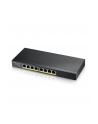 zyxel Przełącznik zarządzalny GS1915-8EP PoE Smart 60W 802.3at desktop hybrid mode Switch - nr 31