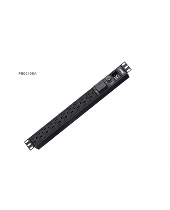 ATEN Basic 1U PDU with surge protection 16A (PE0210SGATG)