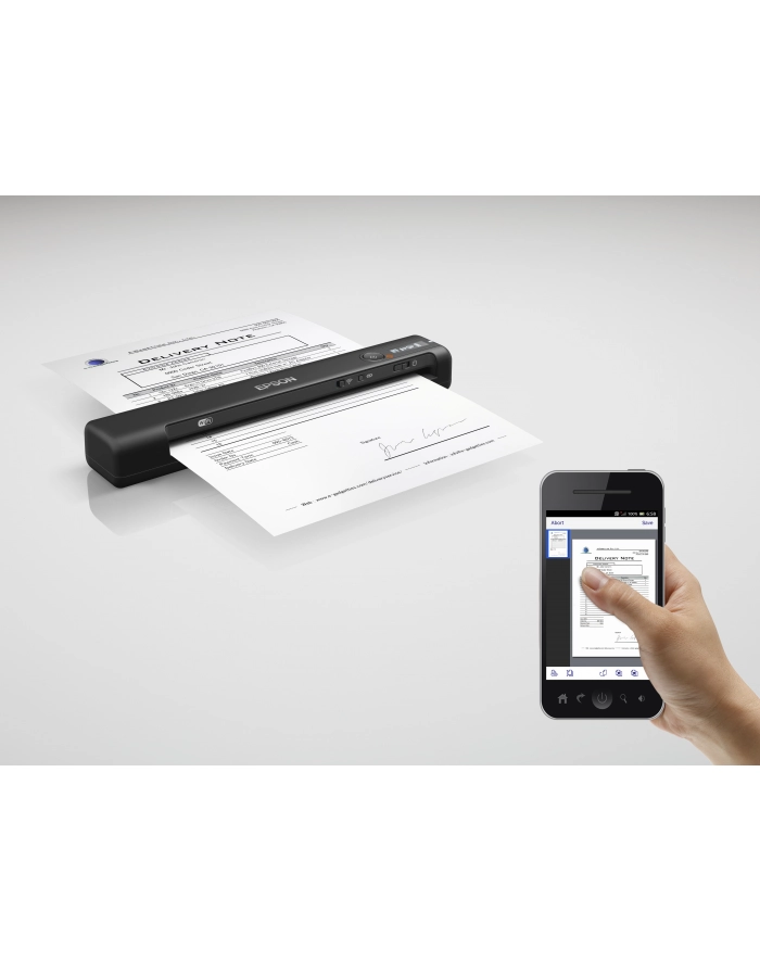 epson Skaner przenośny WF ES-60W A4/WiFi/8.5ppm/0.3kg/bateria główny