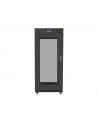Szafa instalacyjna RACK stojąca 19 15U 800X1000 czarna drzwi perforowane LCD( FLAT PACK) - nr 12