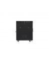 Szafa instalacyjna RACK stojąca 19 15U 800X1000 czarna drzwi perforowane LCD( FLAT PACK) - nr 13