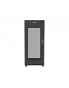 Szafa instalacyjna RACK stojąca 19 15U 800X1000 czarna drzwi perforowane LCD( FLAT PACK) - nr 9