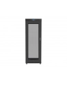 Szafa instalacyjna RACK stojąca 19 27U 800X1000 czarna LCD (FLAT PACK) - nr 1