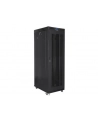 Szafa instalacyjna RACK stojąca 19 27U 800X1000 czarna LCD (FLAT PACK) - nr 30