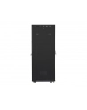 Szafa instalacyjna RACK stojąca 19 cali 37u 800x1000 czarna drzwi szklane LCD (flat pack) - nr 13