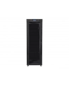 Szafa instalacyjna RACK stojąca 19 cali 37u 800x1000 czarna drzwi szklane LCD (flat pack) - nr 21