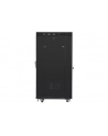 Szafa instalacyjna RACK stojąca 19 cali 37u 800x1000 czarna drzwi szklane LCD (flat pack) - nr 31