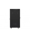 Szafa instalacyjna RACK stojąca 19 cali 37u 800x1000 czarna drzwi szklane LCD (flat pack) - nr 32