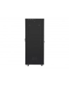 Szafa instalacyjna rack stojąca 19 cali 37U 800x1000 czarna drzwi perforowane LCD ( Flat pack) - nr 4