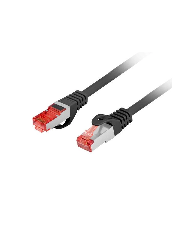 LANBERG Patchcord kat.6 FTP LSZH CU 0.5m czarny Fluke passed główny