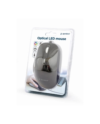 GEMBIRD MUS-6B-02 Mysz optyczna USB czarna