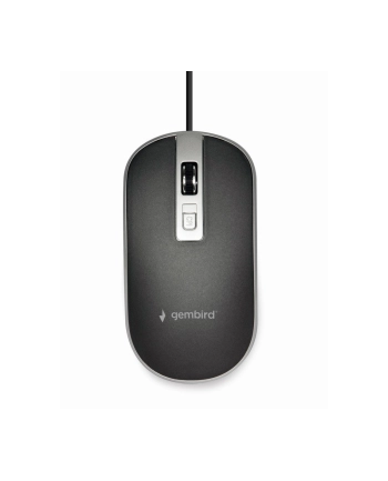 GEMBIRD MUS-4B-06-BS Optical mouse USB Kolor: CZARNY/silver