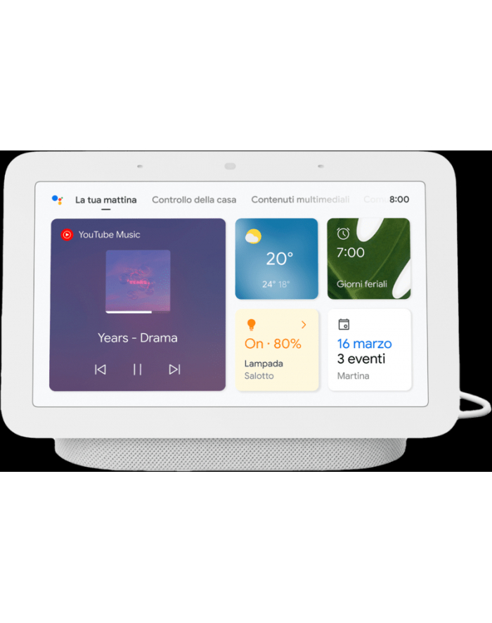 Google Nest Hub 2 Grigio Chiaro główny