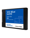 western digital WD Blue SA510 SSD 500GB SATA III 6Gb/s cased 2.5inch 7mm internal single-packed - nr 24