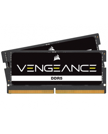 CORSAIR VENGEANCE 16GB 2x8GB DDR5 4800MHz SODIMM Unbuffered 40-40-40-77 Black PCB Std PMIC 1.1V