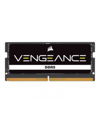 CORSAIR VENGEANCE 16GB 2x8GB DDR5 4800MHz SODIMM Unbuffered 40-40-40-77 Black PCB Std PMIC 1.1V