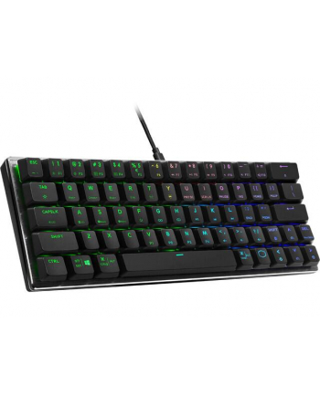 COOLER MASTER Klawiatura mechaniczna SK620 RGB podświetlenie low profile switch red