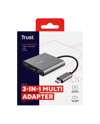 Adapter TRUST DALYX 3-IN-1 USB-C