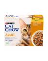 purina nestle Karma Cat Chow Adult Kurczak Cukin Multipack 10x85g - nr 1