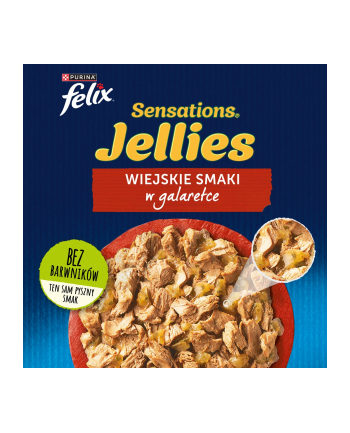 purina nestle Karma Felix Sensations Indyk Makrela jagnięc 12x85g