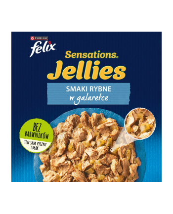 purina nestle Karma Felix Sensations  smaki rybne 4x85g