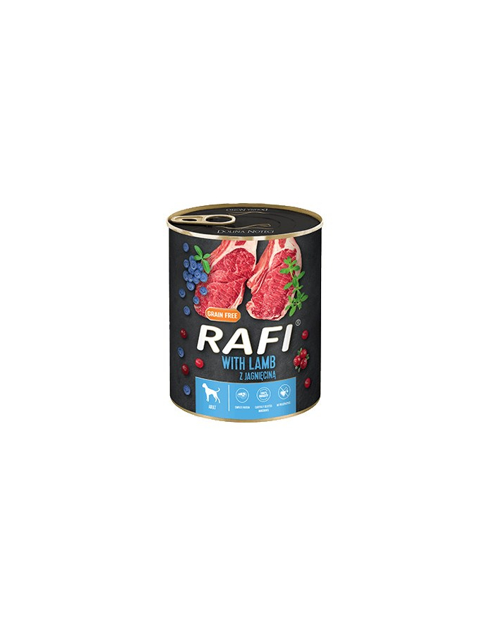 dolina noteci Karma Rafi dla psa jagnięcina 800g główny