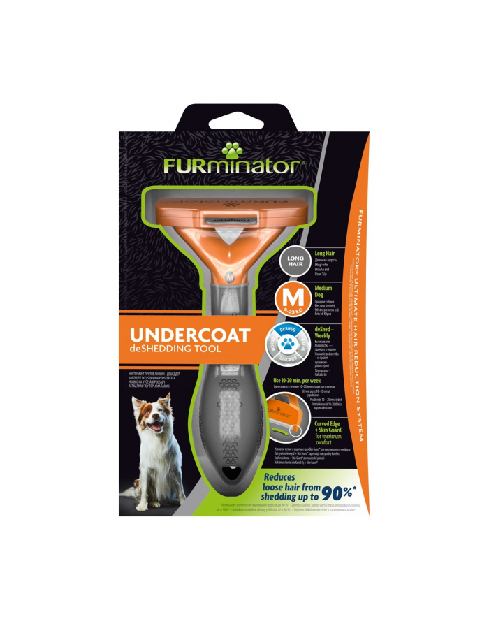 Furminator dla psów długowłosych - Medium główny