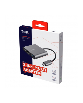 Adapter TRUST DALYX 3-IN-1 USB-C