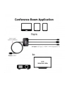 Hub Club 3D CAC-1630 USB Type-C + HDMI™ + MiniDP™ 12 to HDMI™ 4K60Hz HDR M/M Active Adapter 32AWG - nr 21